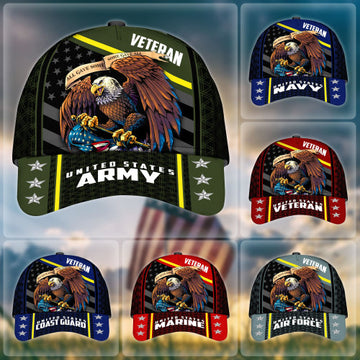 Maxcorners Premium Eagle US Veteran Cap