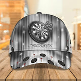 Maxcorners Little Hearts Dart Personalized Name 3D Cap