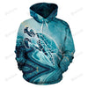 Maxcorners Turtle Abstract Ocean 3D All Over Print