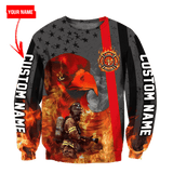 Maxcorners Personalized The Fire-Fighting Effort 3D Shirt