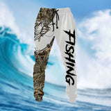 BASS FISHING SPORT FISHING COMBO HOODIE SWEATPANTS