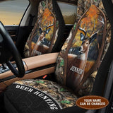 Maxcorners Personalized With Name Deer Hunting Front Car Seat Cover