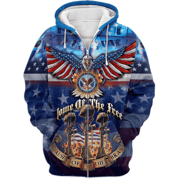 Maxcorners US Veteran - Home Of The Free Because Of The Brave - Unisex