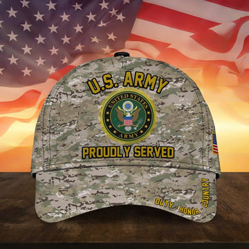 Maxcorners Premium U.S Multiple Service Veteran Embroidery Cap