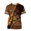 Maxcorners Personalized Firefighter Emergency 3D Shirt