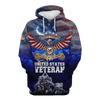 Maxcorners US Veteran - Home Of The Free - Because Of The Brave - Independence Day
