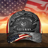 Maxcorners Premium U.S Multiple Service Veteran 3D Cap