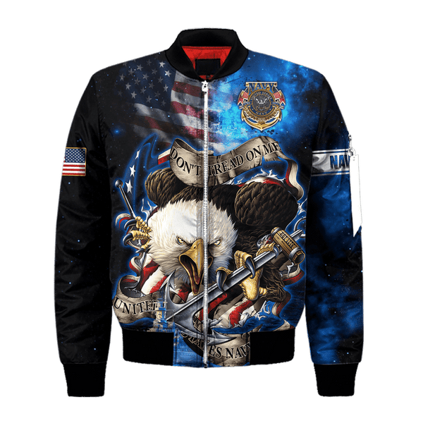 Maxcorners US Veteran - Eagle All Over Printed U.S Navy Veteran Unisex Shirts
