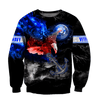 Maxcorners US Veteran - All Over Printed U.S Navy Galaxy Unisex Shirts