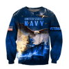 Maxcorners US Veteran - Eagle Us Navy Veteran 3D All Over Printed Unisex Shirts