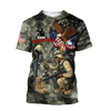 Maxcorners US Veteran - Honor The Fallen - Eagle U.S Veteran Unisex Shirts
