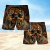 Maxcorners Gangster Skull Lover Mens Board Shorts