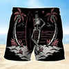 Maxcorners  Surfboard Skull Mens  Board Shorts