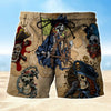 Maxcorners Pirate Skull Men's Board Shorts