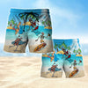 Maxcorners Skull Surfing In Summer Mens Board Shorts