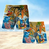 Maxcorners Skull Beer Funky Mens Board Shorts