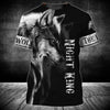 Maxcorners Wolf Night King Shirt