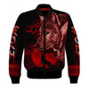 Maxcorners Wolf Red Background 3D Shirt