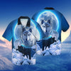 Maxcorners Wolf Snow Moon Shirt