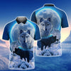 Maxcorners Wolf Snow Moon Shirt