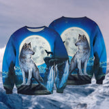 Maxcorners Wolf Under The Moon Shirt