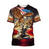 Maxcorners US Veteran - Honor The Fallen - Eagle U.S Veteran Unisex Shirts