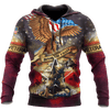 Maxcorners US Veteran - Honor The Fallen - Eagle U.S Veteran Unisex Shirts
