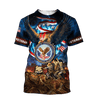 Maxcorners US Veteran - Eagle Honor The Fallen 3d All Over Printed Unisex Shirts