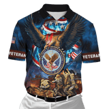 Maxcorners US Veteran - Eagle Honor The Fallen 3d All Over Printed Unisex Shirts