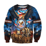 Maxcorners US Veteran - Eagle Honor The Fallen 3d All Over Printed Unisex Shirts