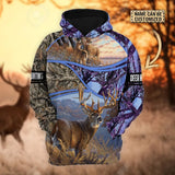 Maxcorners Personalized The Premium Deer Hunting Hoodie & Zip Hoodie 3D Multicolor