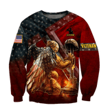 Maxcorners US Veteran - Us Veteran - Honor The Fallen Red Shirt