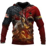 Maxcorners US Veteran - Us Veteran - Honor The Fallen Red Shirt