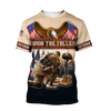 Maxcorners US Veteran - Us Veteran - Honor The Fallen Beige Shirt