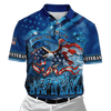 Maxcorners US Veteran - Us Veteran - Honor The Fallen Blue Shirt