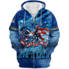 Maxcorners US Veteran - Us Veteran - Honor The Fallen Blue Shirt