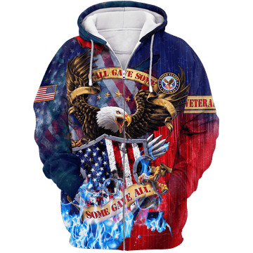 Maxcorners US Veteran - All Gave Some Gave Shirt