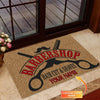 Maxcorners Artsbaba Barber Shop Personalized Doormat