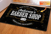 Maxcorners Welcome To Barber Shop Personalized Doormat