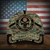 Maxcorners Badass Puniskull Multiservice U.S Veteran Cap