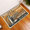 Maxcorners Barber Shop Real Men's Style Of The Century Personalized Doormat