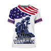 Maxcorners US Veteran - Honor The Fallen White Unisex Shirts