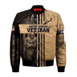 Maxcorners US Veteran - Honor The Fallen Brown Unisex Shirts