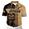 Maxcorners US Veteran - Honor The Fallen Brown Unisex Shirts