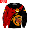 Maxcorners Aboriginal Turtle Dreamtime Red Sun Custom Name Shirts