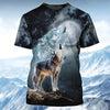 Maxcorners Wolf Snow Shirt