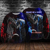 Maxcorners Wolf And Dragon 3D Full Print Shirts SO2612