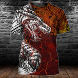 Maxcorners Dragon Tattoo 3D Full Print Shirts SO2612