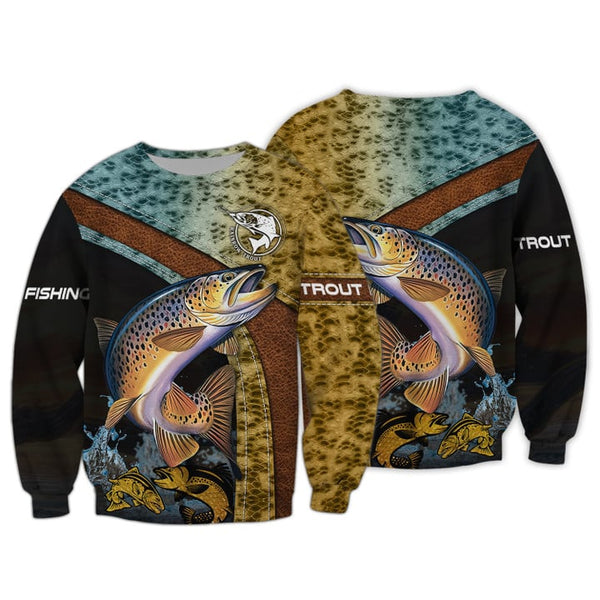 Maxcorners Trout Fishing 3D Shirt