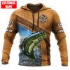 CUSTOM NAME BASS FISHING JUMPING COMBO HOODIE AND SWEATPANT